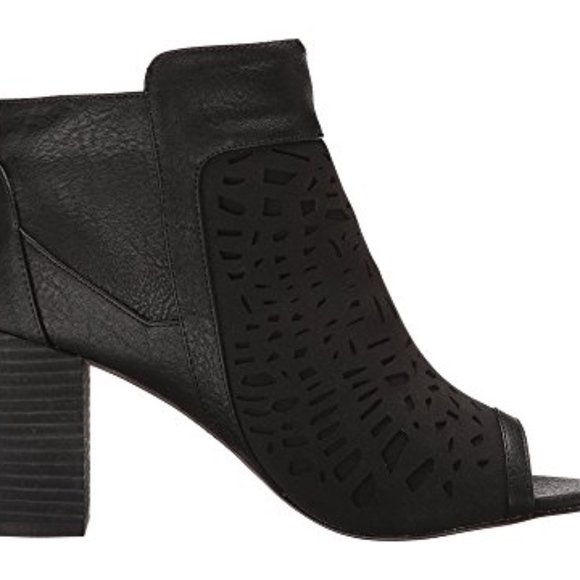 MAS Open Toe Block Heel Sandal Bootie - Picture 3 of 8